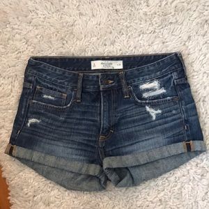 Medium Wash Denim Shorts